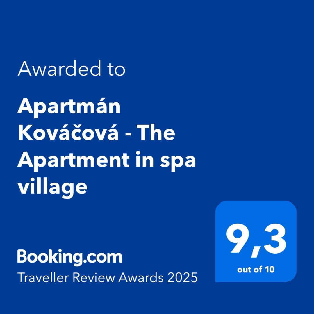 Apartman Kovacova - The Apartment In Spa Village Buitenkant foto